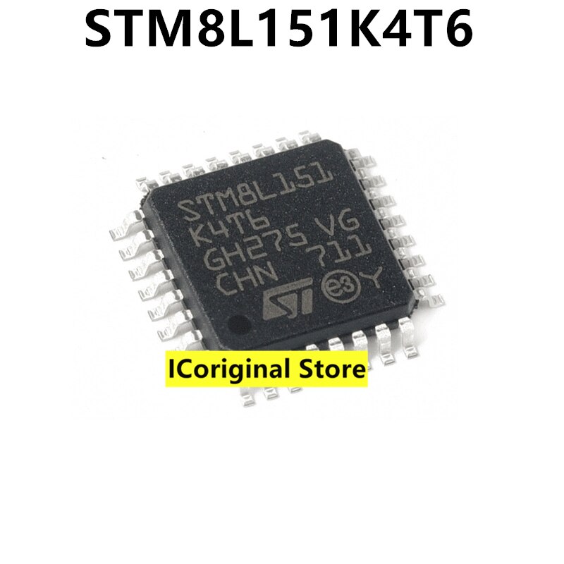 New and original STM8L151K4T6 LQFP-32 8-bit microcontroller chip micro controller STM8L151 Electronic components